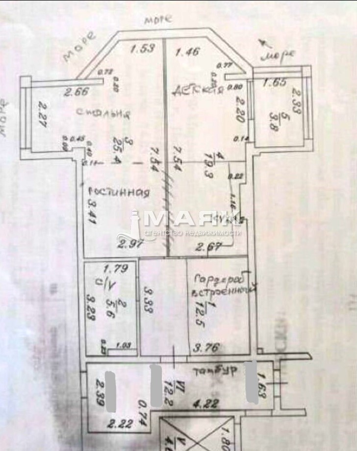 1-к. квартира 62.8 кв.м, 8/11